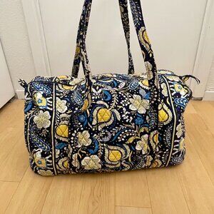 Vera Bradley Ellie Blue Elephant Duffle Bag